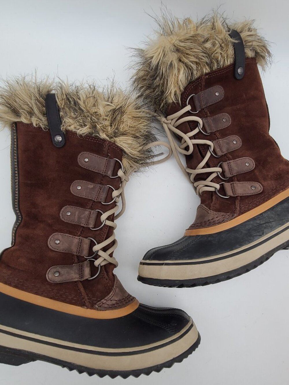 Sorel Women's Brown Joan Of Arctic Boot in Tobacco 1308891256 Size USA 7